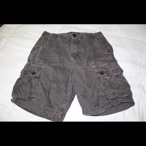 Black Cargo American Eagle Shorts